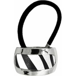 Jewelry & watches ластик за коса JEWELRY & WATCHES - Gold Ribs - X50_Silver