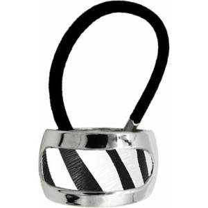 Jewelry & watches ластик за коса JEWELRY & WATCHES - Gold Ribs - X50_Silver