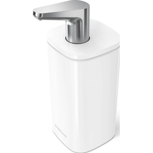 simplehuman Дозатор за сапун Simplehuman стоманен 295 мл бял (KT1193)