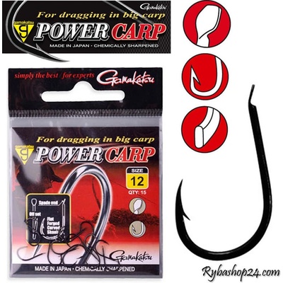 Gamakatsu Power Carp Flatted Eye vel.14