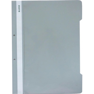Папка PP с перфорация Leitz Сив (1303027-09-41891085)
