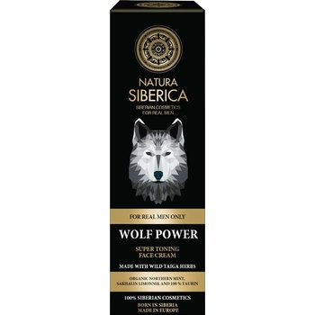 Natura Siberica Men Line Super tonizující krém na obličej Síla vlka 50 ml