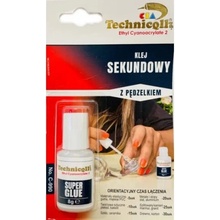 TECHNICQLL SUPER GLUE - Sekundové lepidlo so štetcom 8 g