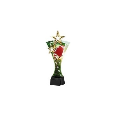 Poháry Bauer Akrylátová trofej ASTAR001M09 Americký fotbal