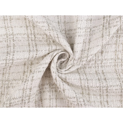 Kostýmovka s lurexem / tvíd Varianta: 1 (320 g/m²) Off White, Balení: 1 m