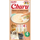Churu cat mäsové pyré kura losos 56 g