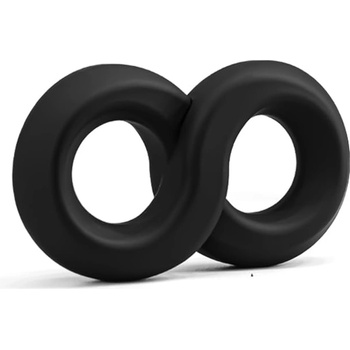 SuperLove Dual Premium Thick Silicone Erection Cock Ring Black