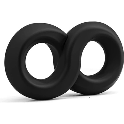 SuperLove Dual Premium Thick Silicone Erection Cock Ring Black