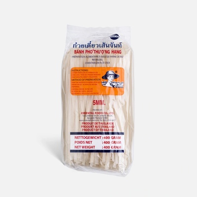 Rýžové nudle na Pad Thai i do polévky 5 mm 400 g – Zboží Dáma