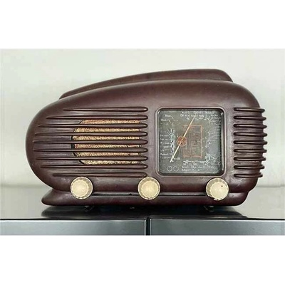 Radio retro - ceduľa 30cm x 20cm Plechová tabuľa