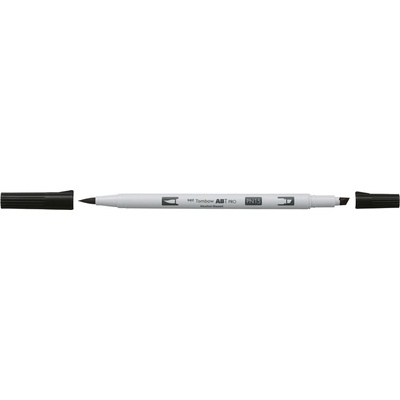 Tombow Маркер алкохолен ABT PRO Dual четка N15 черен (ABTP-N15)