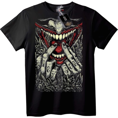 NOONEBRAND Тениска Болен Ужас - 2XL, Black