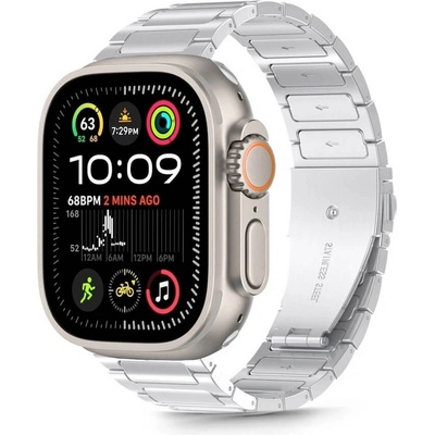 Tech-Protect Каишка от неръждаема стомана за Apple Watch 42мм, 44мм, 45мм, 46 мм, Ultra, Ultra 2 49мм - Tech-Protect Classic Stainless Steel Band (сребрист) (THP3487)