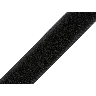 Suchý zip plyš šíře 20 mm Varianta: černá, Balení: 25 m 17594/5522/253458
