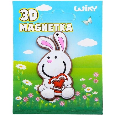 3D magnet Zajíček