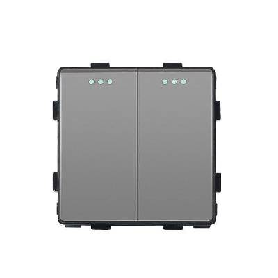 SmartHome 86-2G2W-WT модул двоен механичен девиаторен ключ