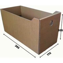 Karton Pak Úložný box Eko karton 18 x 40 x 21 cm přírodní