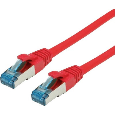 Value 21.99.1927 RJ45, CAT 6A S/FTP, 10m, červený