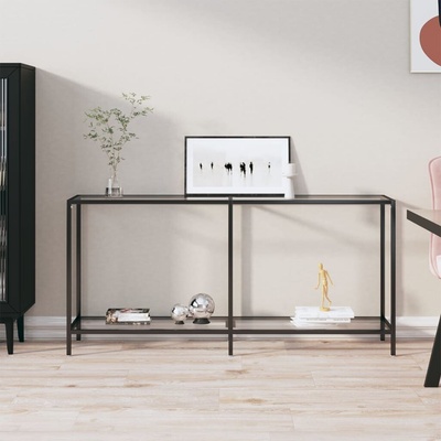 vidaXL Konzolový stolek průhledný 160 x 35 x 75,5 cm tvrzené sklo 11461.331698