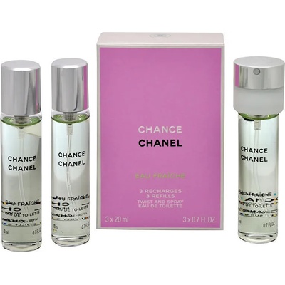 CHANEL Chance Eau Fraiche (Refills) EDT 3x20 ml