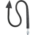 LATETOBED BDSM Line Weave Devil Tail Butt Plug Black