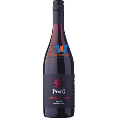 Pereg z Čiernych Ríbezlí Zimná Edícia 11% 0,75 l (čistá fľaša)