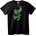 NOONEBRAND Тениска Зелен Феникс - L, Black