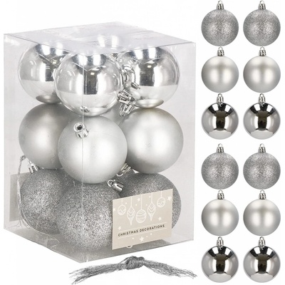 SPRINGOS A0002 Vianočné gule na stromček 12 ksC