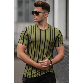 Madmext Мъжка тениска - Каки 306020 (306020_Хаки)