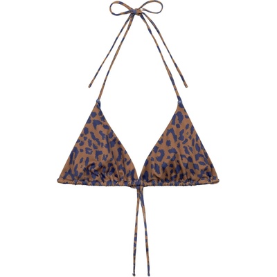 DEDICATED Дамско бикини горнище DEDICATED Women's Yxlan Bikini Top - Leopard Light Brown (150-6724-0213)