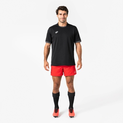 Kipsta Šortky na rugby R100 s vreckami červené