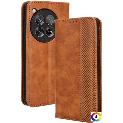OnePlus Ace 3 5G / 12R 5G Retro Texture Wallet Калъф и Протектор