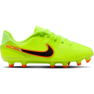 Nike Юношески футболни бутонки Nike Tiempo Legend 10 Academy Juniors Firm Ground Football Boots - Volt/Black