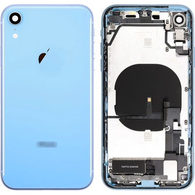 Apple iPhone XR - Zadní Housing - modrý s malými instalovanými díly