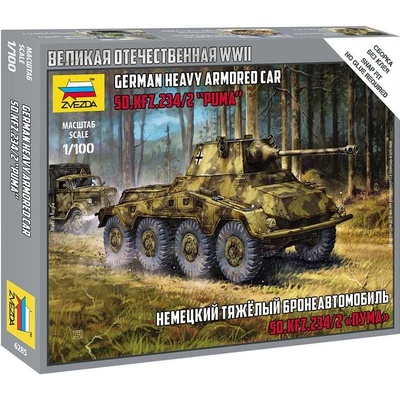Snap Kit tank 6285 Sd.Kfz.234 Puma 1:100