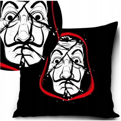 Carbotex Papierový dom La casa de papel Money Heist čierny 40 x 40 cm