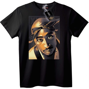 NOONEBRAND Тениска Почит към 2Pac - XS, White