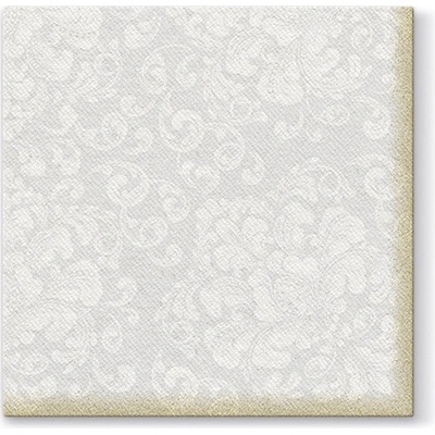 PAW servítky Airlaid L Rococo White 40x40cm