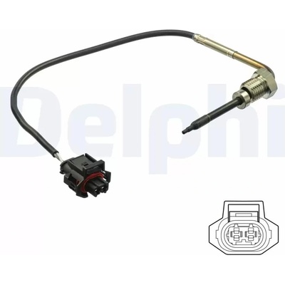DELPHI Čidlo teploty výfukových plynů DF TS30208