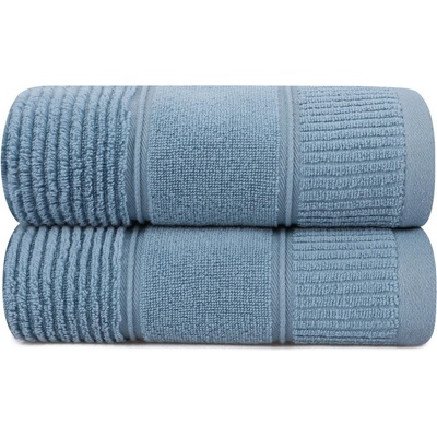 Foutastic sada bavlněných ručníků Daniela modrých 2ks 50 x 90 cm