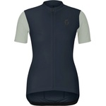 Scott Фланелка с къс ръкав за колоездене Scott Women's Jersey Endurance S/S Cycling jersey - Dark Blue / Spray Grey (156-2863-0213)