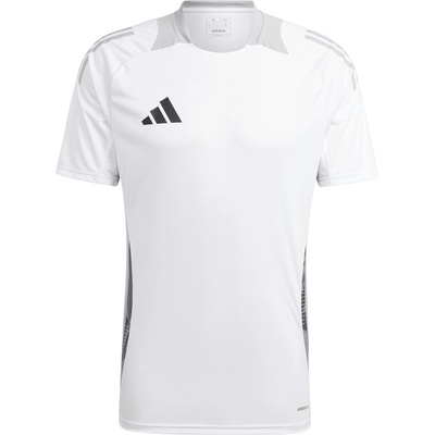 adidas Тениска Adidas Men's Tiro24 Short Sleeve Performance T-Shirt - White/Grey Two