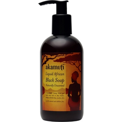 Akamuti Liquid African Black Soap Unscented 250 ml