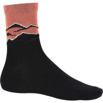 Viking dámske športové ponožky Boosocks Mid Bamboo čierna/oranžová