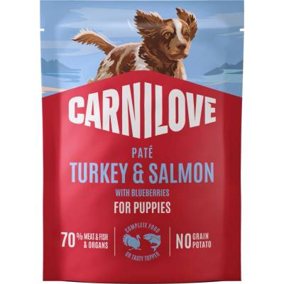 Carnilove Paté Turkey & Salmon with Blueberries for Puppies 300 g