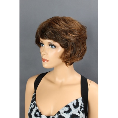 Elementrix Dámská paruka krátká hnědo černá 409-230M30 – Zboží Mobilmania