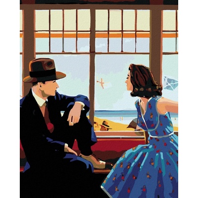 zuty Za oknem je moře 40 x 50 cm vypnuté plátno na rám 8596530048053