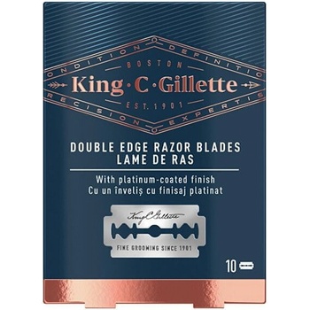 Gillette King C. Double Edge žiletky 10 ks