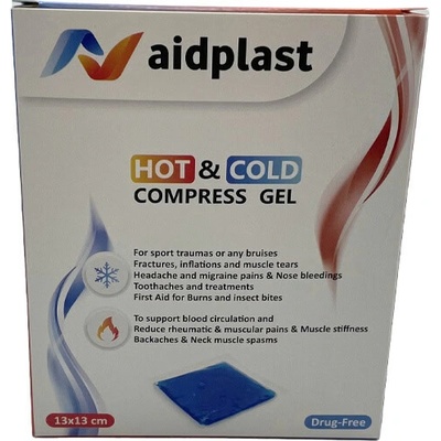 Aidplast kompresný gélový obklad teplý studený 13 x 13 cm