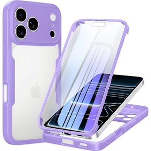 Techsuit Калъф Techsuit - ColorVerse 360 Series + Screen Protector - iPhone 18 Pro / iPhone 17 Pro - Лилав (KF2366136)